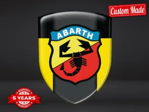 Fiat Abarth Loghi Silicone Auto Universali Pro Design